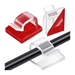 Clips Organizador De Cables Con Adhesivo 20 unidades