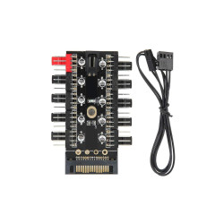 Hub Controladora splitter PWM Para Ventilador Pc 10 Salidas