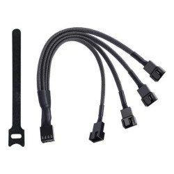 Cable hub PWM 4 Pines Splitter Cooler Para 4 Ventiladores