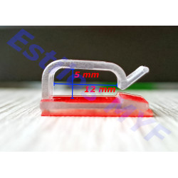 Organizador cables con adhesivo 50 unidades