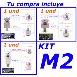 Tornillo M2 Kit De Montaje Para Disco Nvme Ssd X 3 Pcs