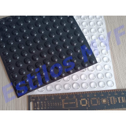 Tope Goma Protector Autoadhesivo Antideslizante X 100 und