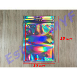 Bolsa 10x15 Cierre Hermetico Metalizada reutilizable