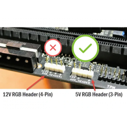 Splitter RGB Para 3 Ventiladores PC gamer