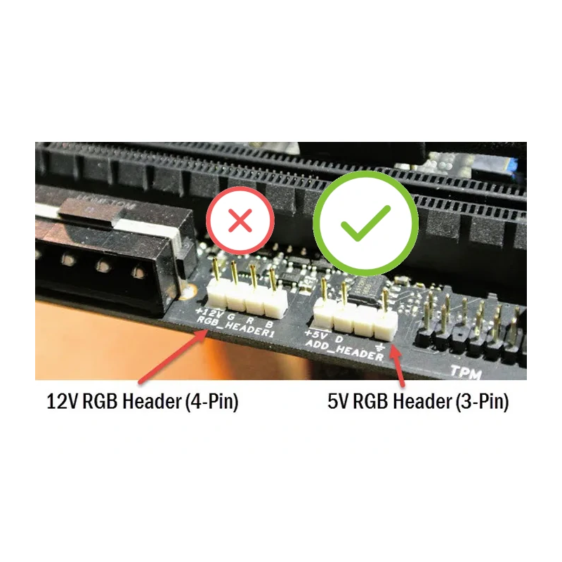 Splitter RGB Para 3 Ventiladores PC gamer