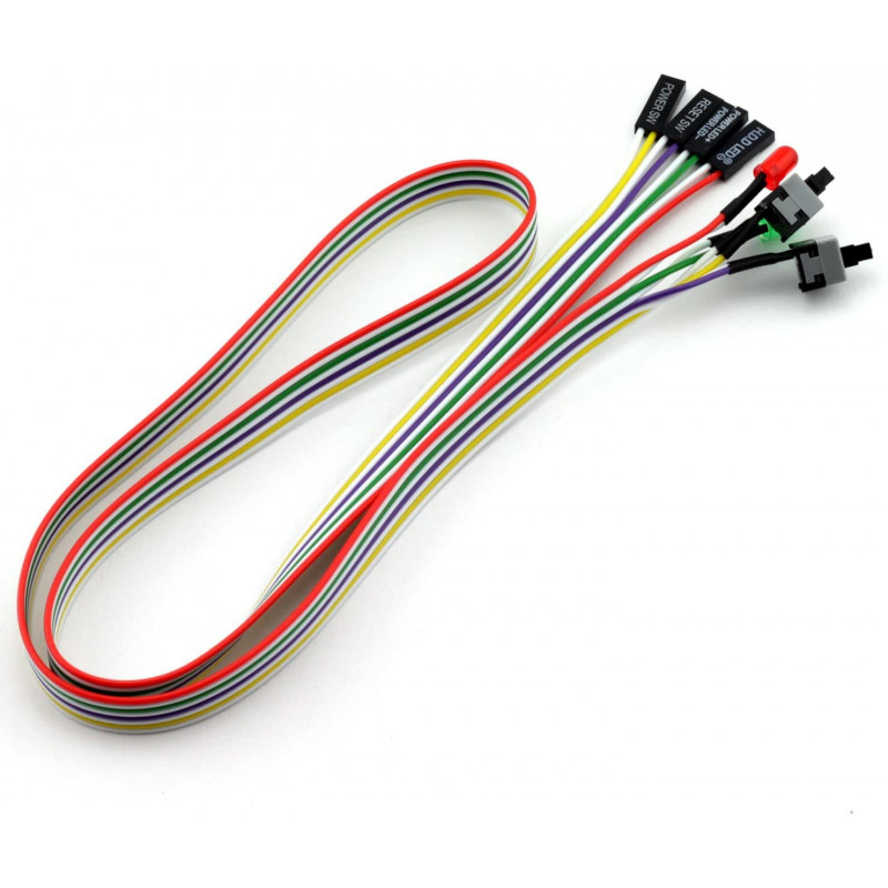 Cable Botón Encendido Power Reset Board Computador Atx PC
