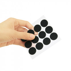 Circulos Velcro Adhesivo 2.5cm 12 Pares