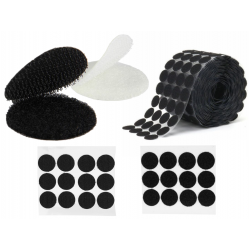 Circulos Velcro Adhesivo 2.5cm 12 Pares