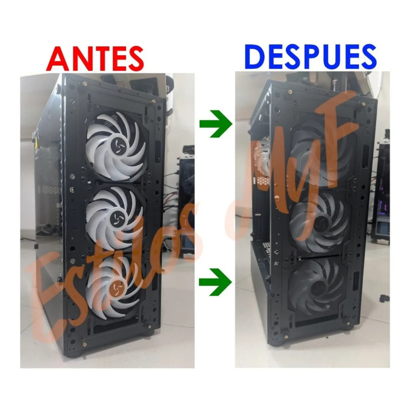 Filtro Rejilla Anti Polvo Para Fan Cooler Ventilador Pc