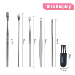 Limpiador De Oidos Kit De 7 Piezas