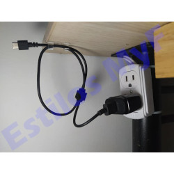 Clips Transparentes Organizador De Cables Con Adhesivo X 20 Pcs