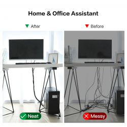 Organizador Cables Velcro adhesivo rollo 5 metros