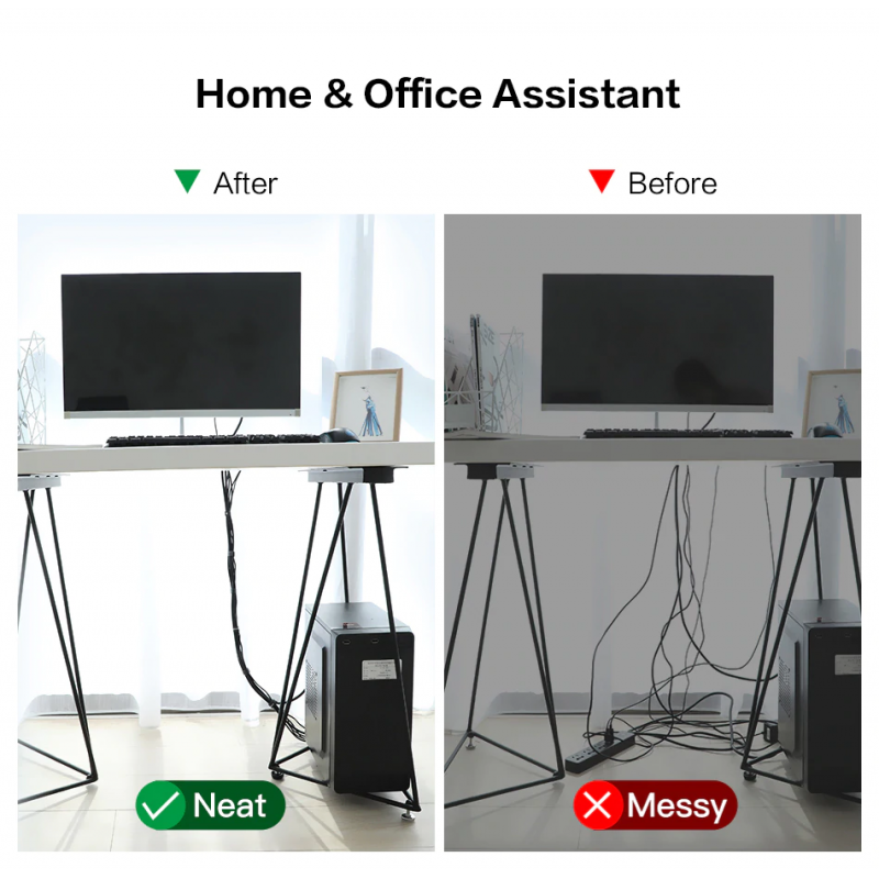 Organizador Cables Velcro adhesivo rollo 5 metros