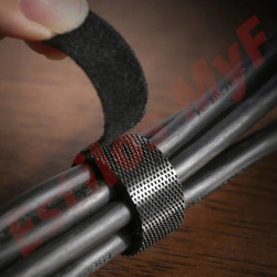 Organizador Cables Velcro adhesivo rollo 5 metros