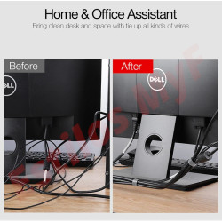 Organizador Cables Velcro adhesivo rollo 5 metros