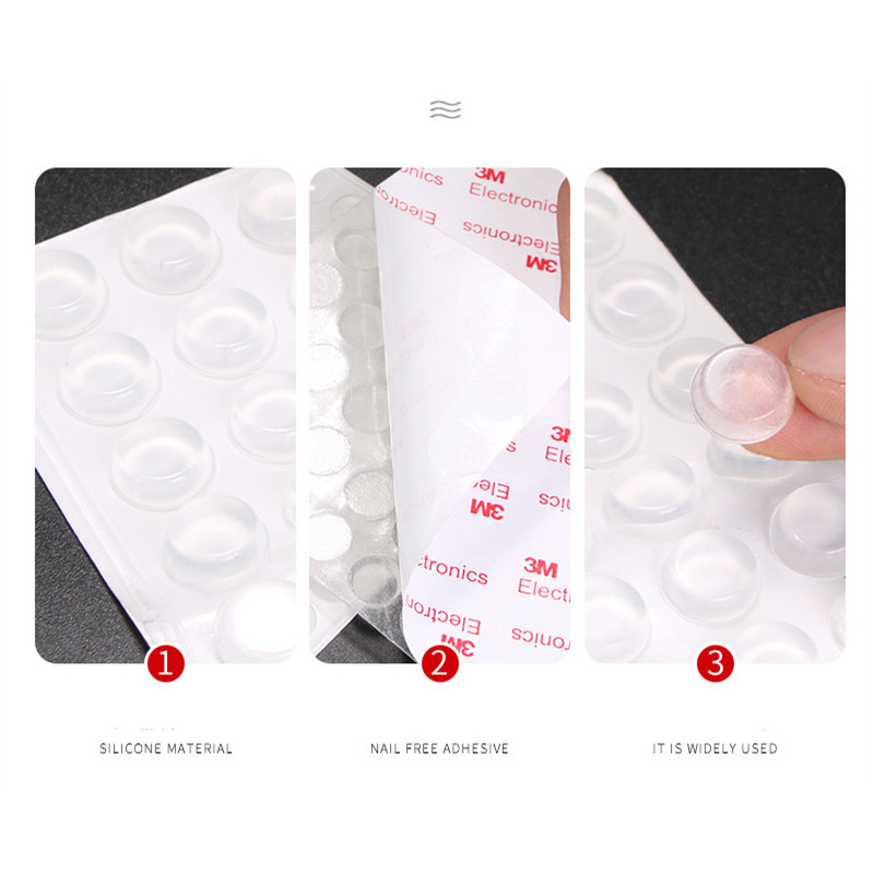 Tope Goma Protector Autoadhesivo Antideslizante X 100 und