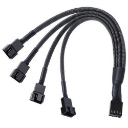 Cable hub PWM 4 Pines Splitter Cooler Para 4 Ventiladores